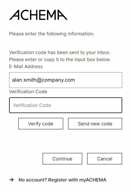 Enter verification code