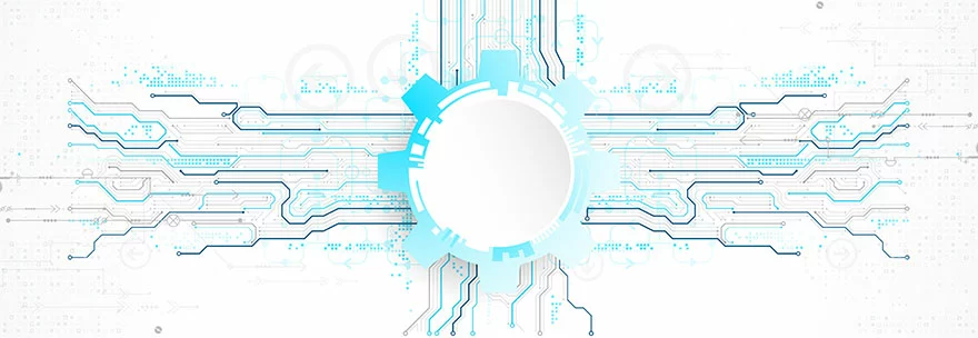 Abstract technology circuit board